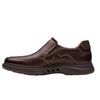 CLARKS UN BRILEY STEP WIDE FIT SHOE-MAHOGANY